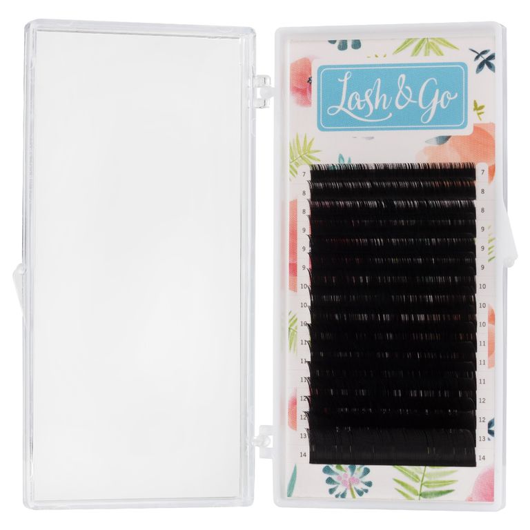 Ресницы черные Lash&Go 16 линий
