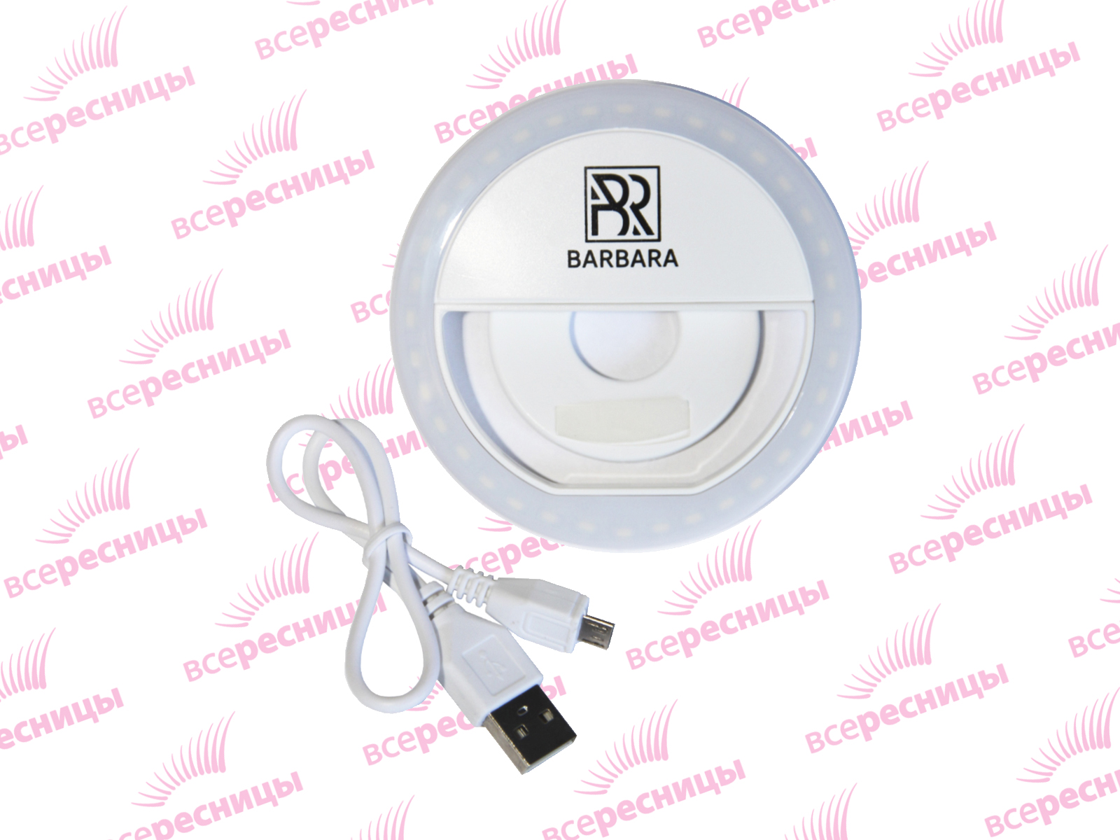 Лампа для селфи круглая LED FLASH LIGHT для смартфона и планшета