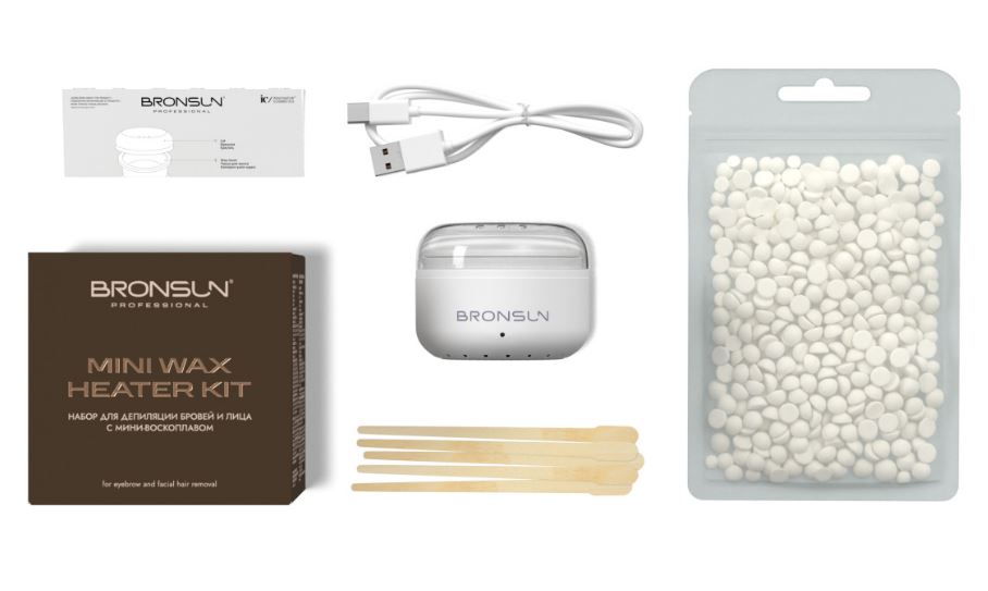 Депиляция бровей воском BRONSUN